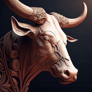 3D model Bull (STL)